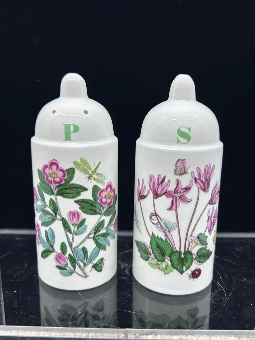 Portmeirion Botanical Gardens Floral Salt & Pepper Shakers