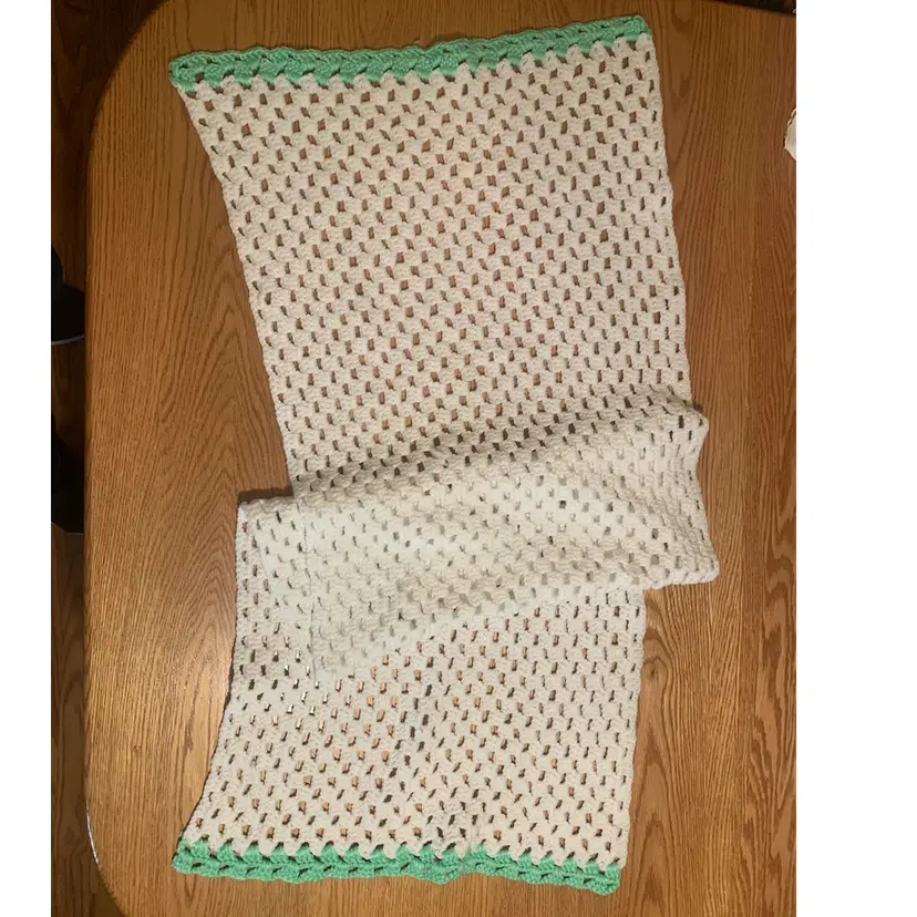 003 Hand Crocheted Lap Blanket