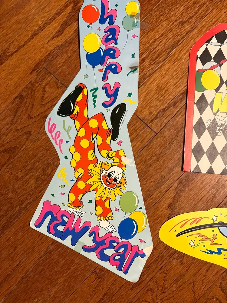 Set of 4 New Years Die Cuts By OTC Inc.