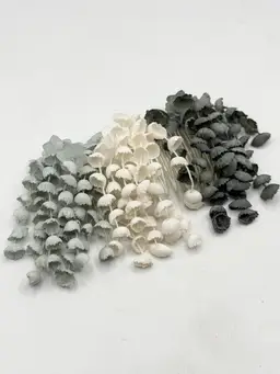 Vintage 50s dangling flowers hair comb clip