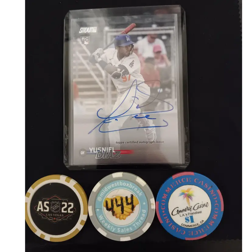 2023 Stadium Club Yusniel Diaz RC auto - San Francisco Giants