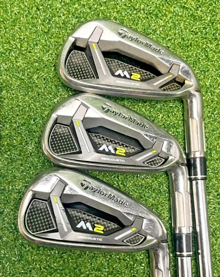 TaylorMade M2 Irons 5-PW - FST REAX Steel Stiff Flex - Good