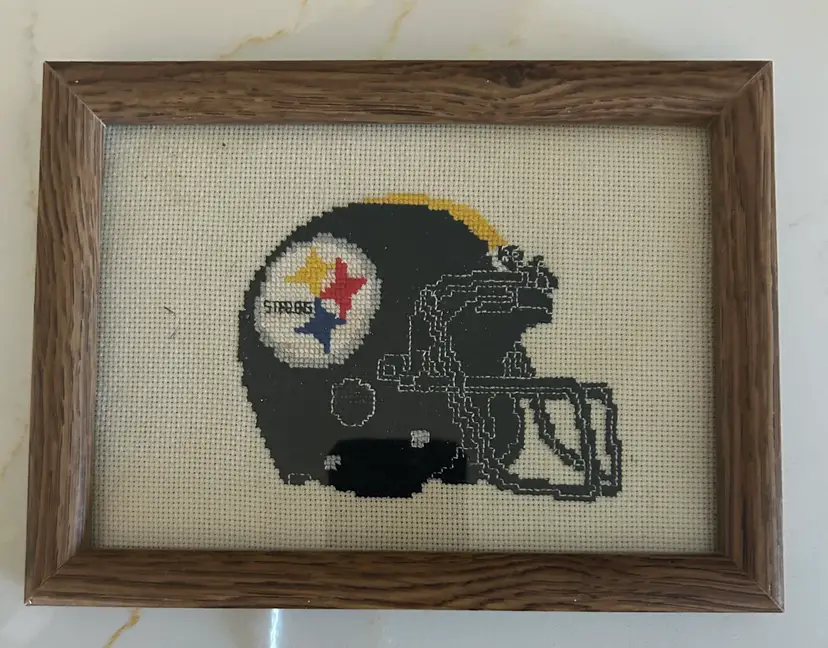 Pittsburgh Steelers Cross-stitch art