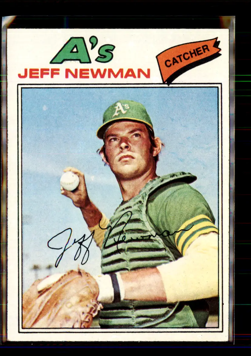Jeff Newman 1977 Topps #204 - (144) - Oakland Athletics