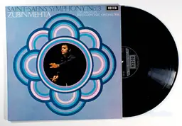 Zubin Mehta - Saint Saens Symphony No.3 (1971) Vinyl LP • Classical