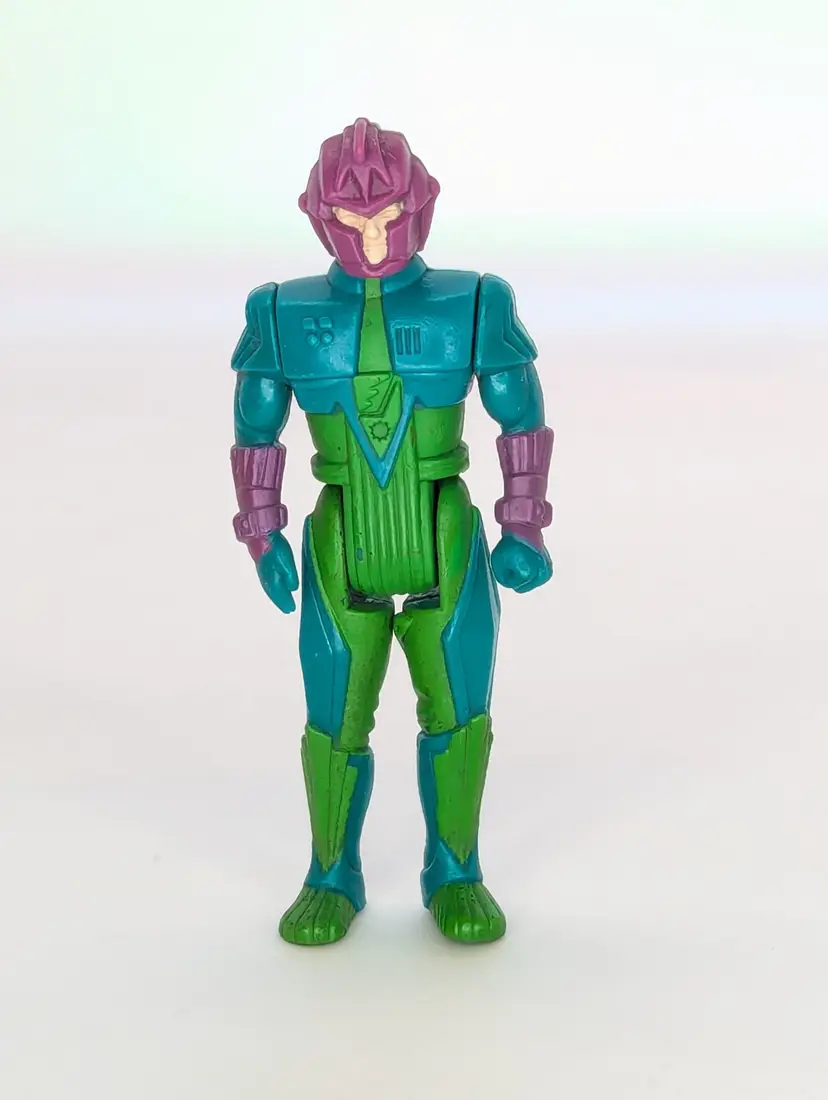 1987 Kenner Sky Commanders Jackal Raider General Plague Turquoise Figure only