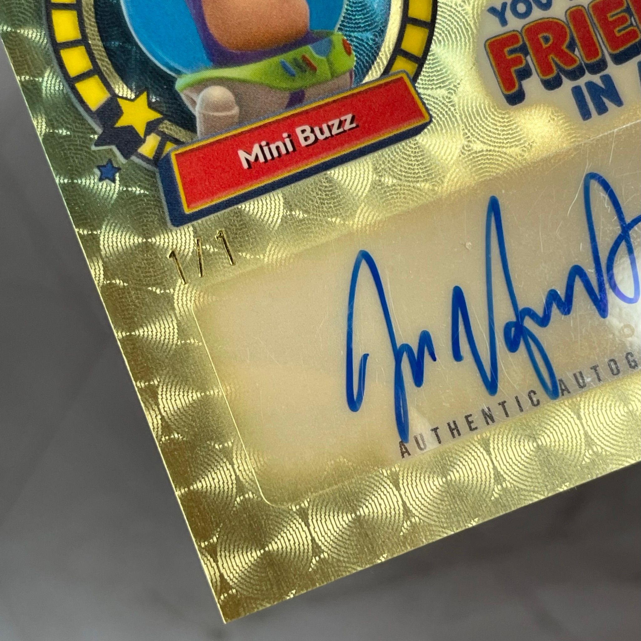 2025 Topps Toy Story 30Y Mini Buzz Mini Zurg Dual Auto 1/1
