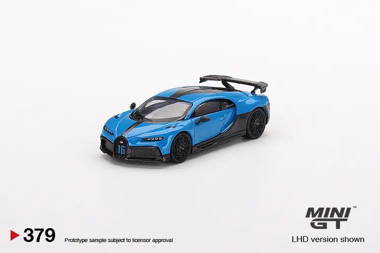 Mini GT Bugatti Chiron Pur Sport Blue #379
