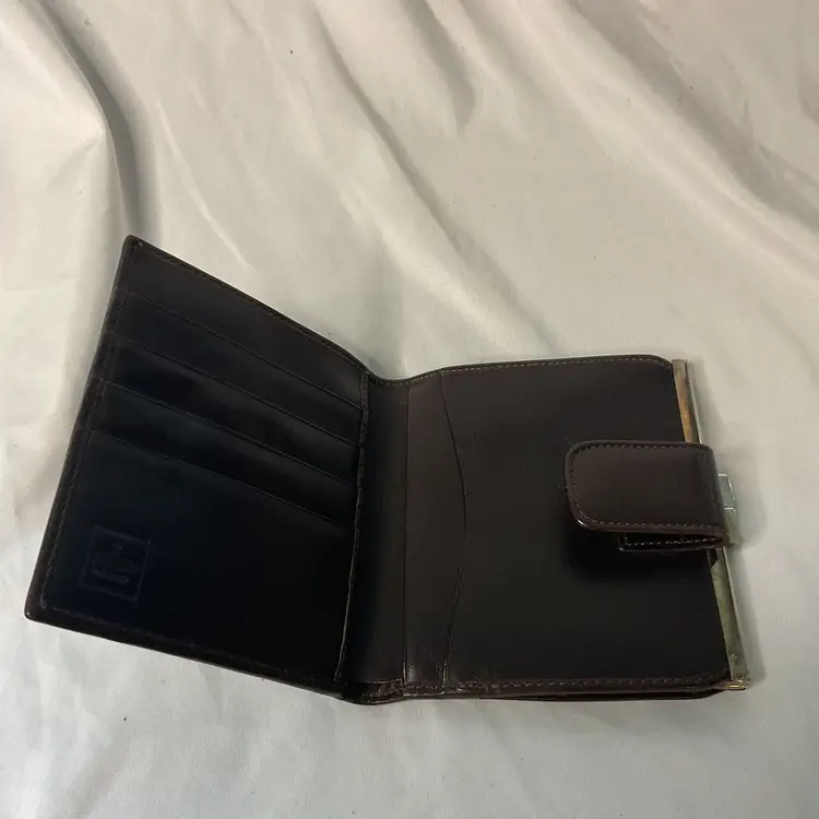 Fendi Zucca Bifold Kiss-lock Wallet