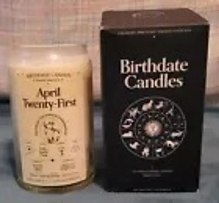 April 21-Taurus Zodiac Scented Birthdate Candle- NIB