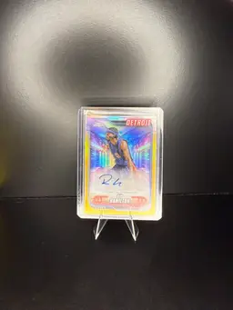 25 Topps Chrome Basketball Rip Hamilton Gold Auto /50 Detroit Pistons