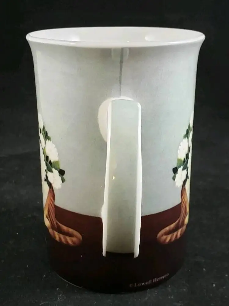 Ashdene of Australia Cat in Flowers Fine Bone China Mug