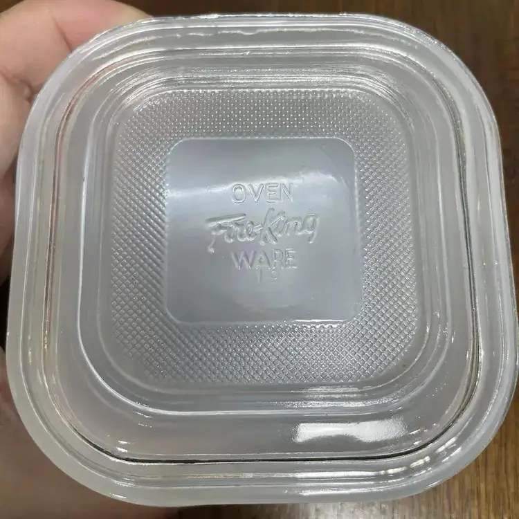 Fire King Oven Ware Milk Glass Fridge Dish