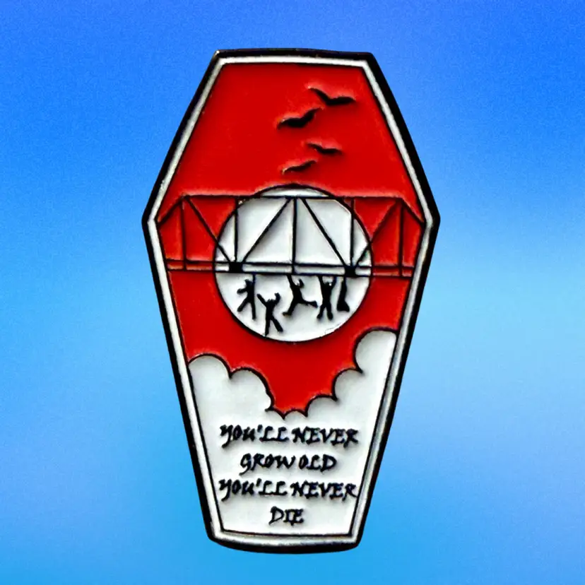 The Lost Boys “You’ll Never Grow Old You’ll Never Die” Vampire Horror Movie Lapel Pin