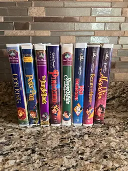 Vintage Disney VHS Collection: Master Classic an Black Diamond VHS