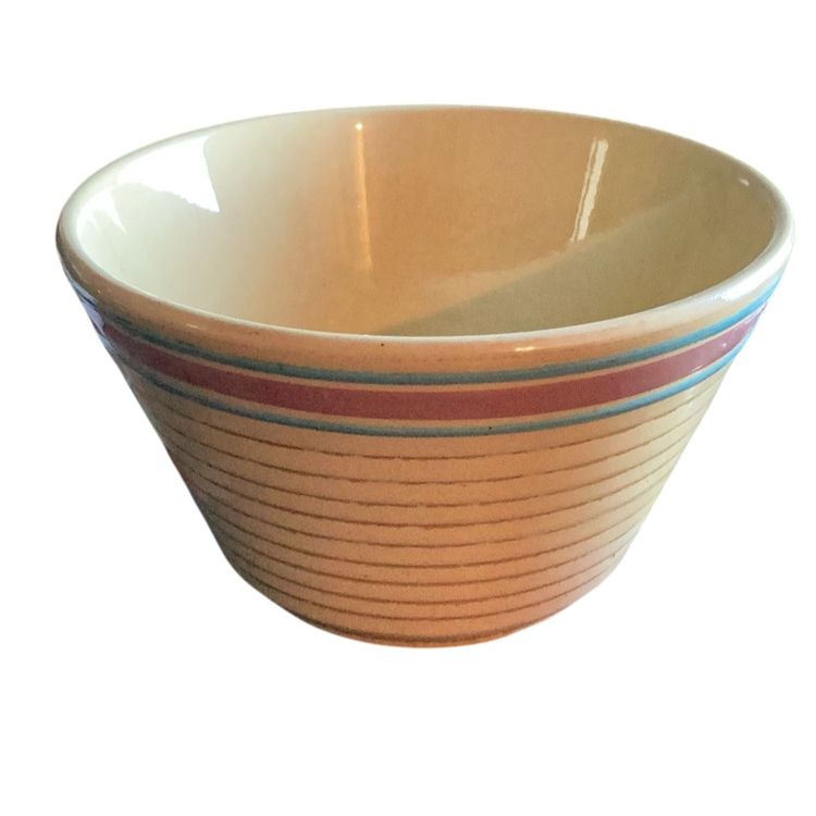 Vintage Watt Pottery Stoneware 9 Inch Mixing Bowl Made In USA