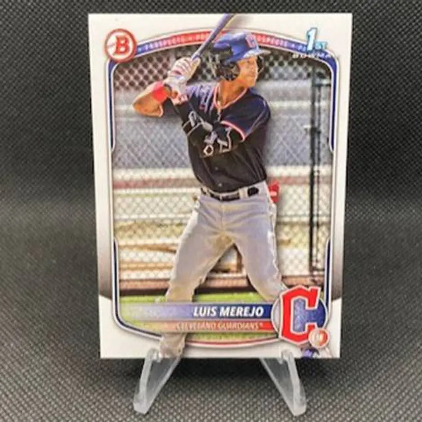 Luis Merejo 2025 Bowman 1st Bowman Prospect #BP-140 - Cleveland Guardians