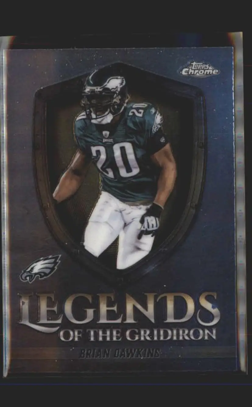 Brian Dawkins 2025 Topps Chrome #LOG-38 Legends of the Gridiron - (140) - Philadelphia Eagles