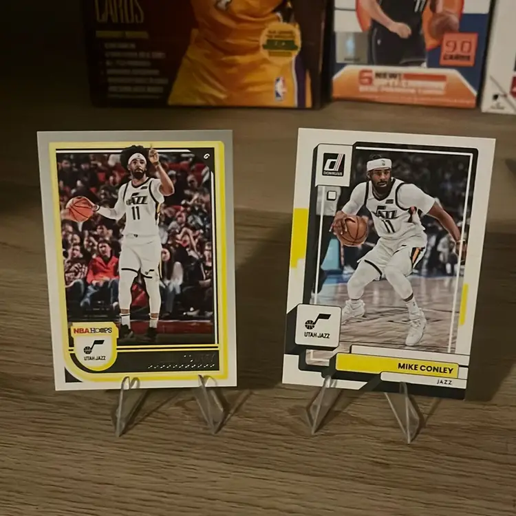 Two Mike Conley Cards On 2022-23 Hoops The Other Donruss
