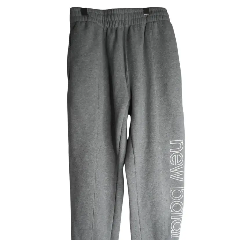Grey New Balance Sweat Pants Size M w/ side pockets elastic cuffs