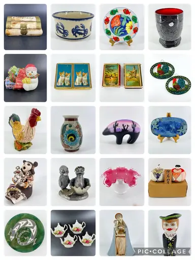 Vintage Variety Pottery, Glass And More With Attic On The Beach