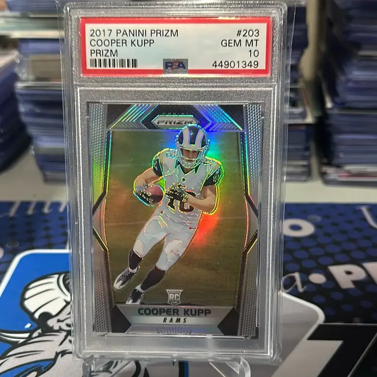 Cooper Kupp 2017 Prizm PSA 10 Los Angeles Rams