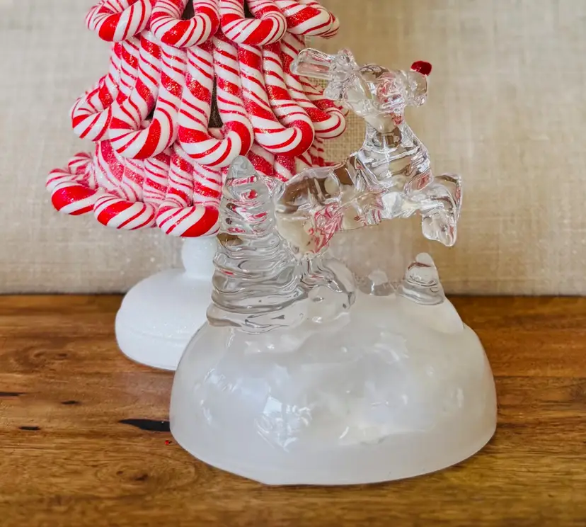 Cristal D'Arques Rudolph the Red Nosed Reindeer Lead Crystal