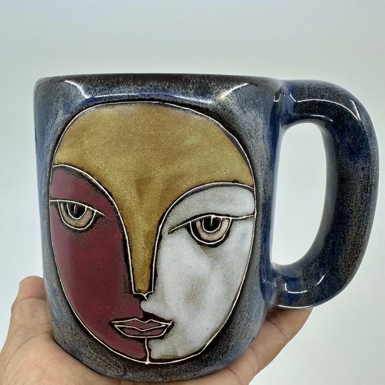 MARA Mexico Pottery Mug Round Face 16OZ