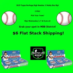 San Francisco Giants - 2025 Topps Heritage High Number 2 Hobby Box Rip! #BFB29