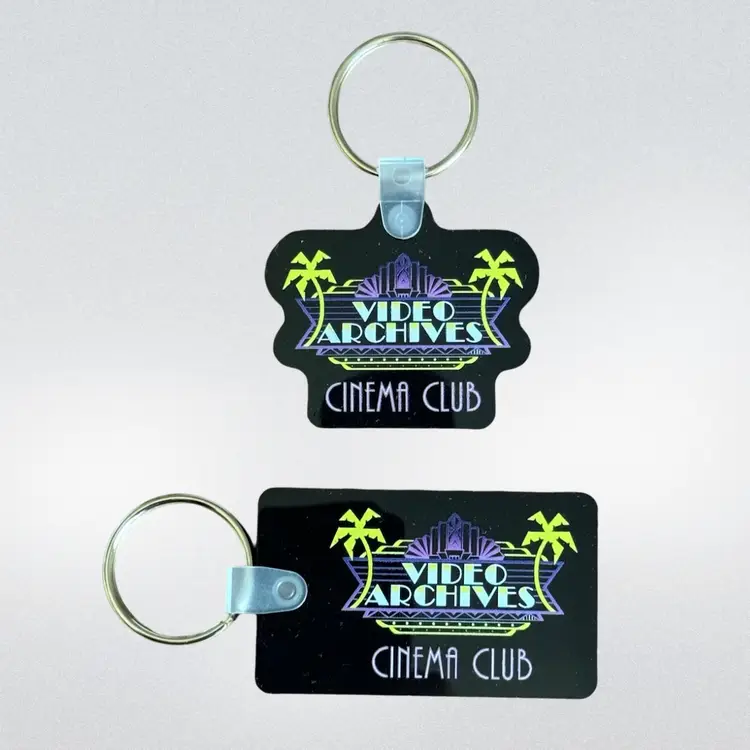 Video Archives Cinema Club Keychains - 2 Styles To Choose From