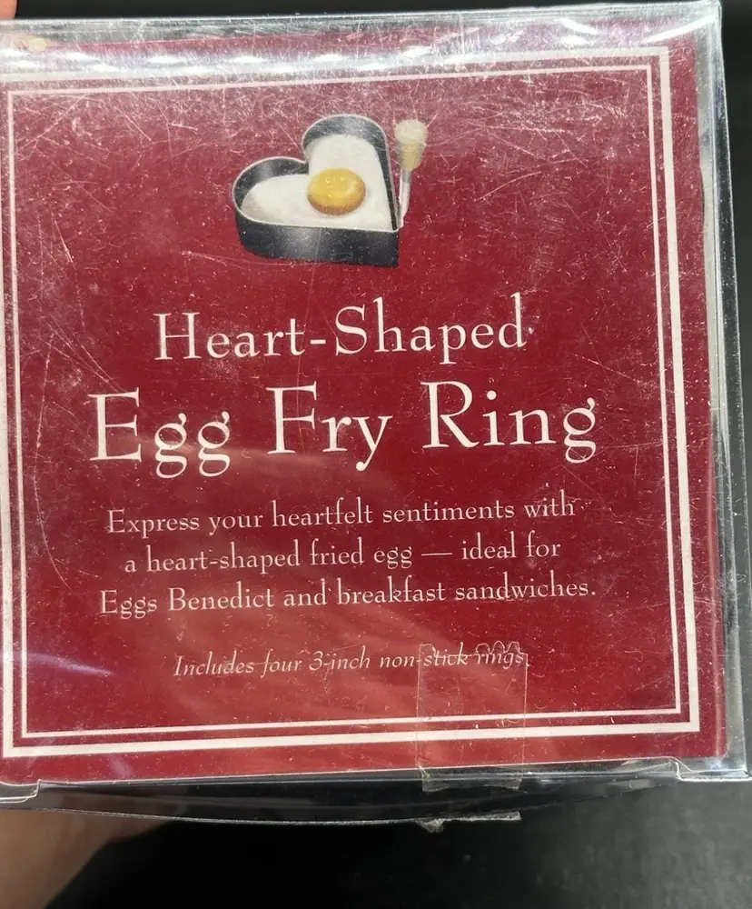 Amco Heart Shaped Egg Fry Ring Set of 4