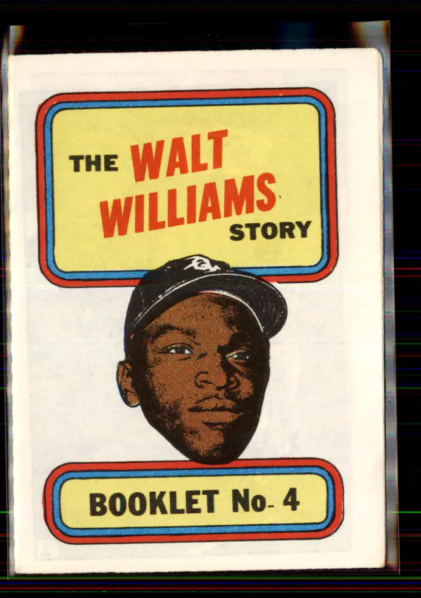 Walt Williams 1970 Topps Booklets #4 - Chicago White Sox - (pk2-84)