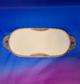 17 Vintage Ormolu Dresser Tray