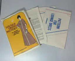 Vintage Lounge Dress Pattern For Short, Average, Tall Curtin Publications Inc 1972