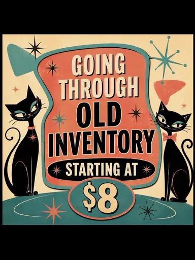 OLD INVENTORY STARTING AT $8!!!