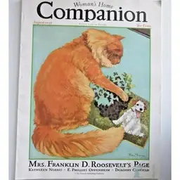 Woman's Home Companion August 1933 Magazine Fashion Family Life Advertisements