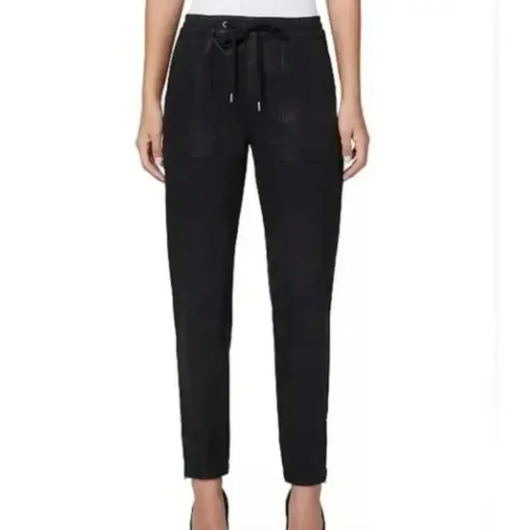 Hudson NWT Knit Twill Navy Coated Jogger Casual Pants medium