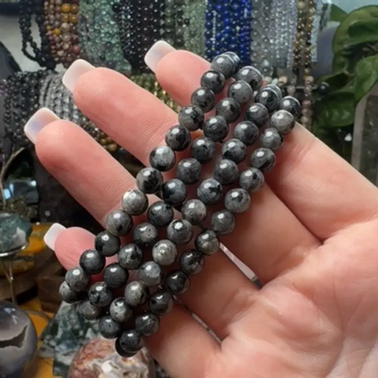 Larvikite 6.5mm Bracelet