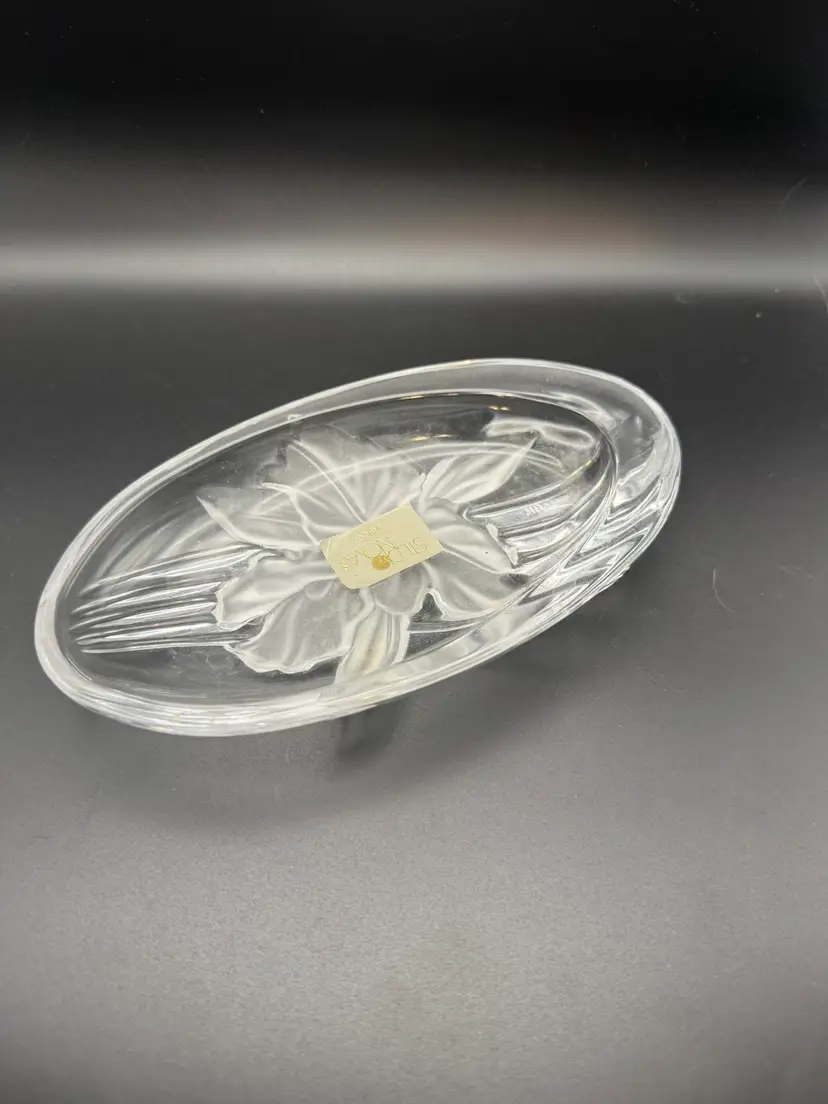 Studio Nova 7in Iris Delight  Oval Candy Dish/Jewelry Dish