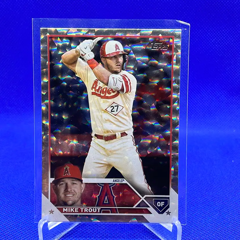 2023 Topps Mike Trout Silver Pattern Foil SP