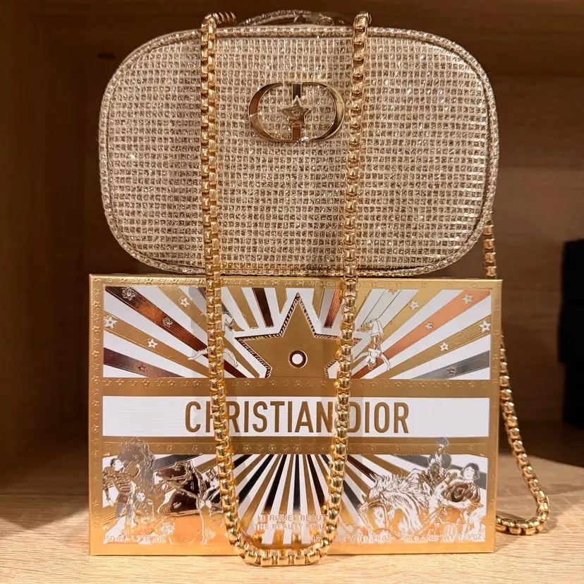 GWP/VIP Dior Makeup Pouch W/BOX & Unbranded Chain