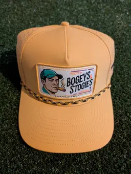 Brand new shank it golf bogeys and stogies rope hat
