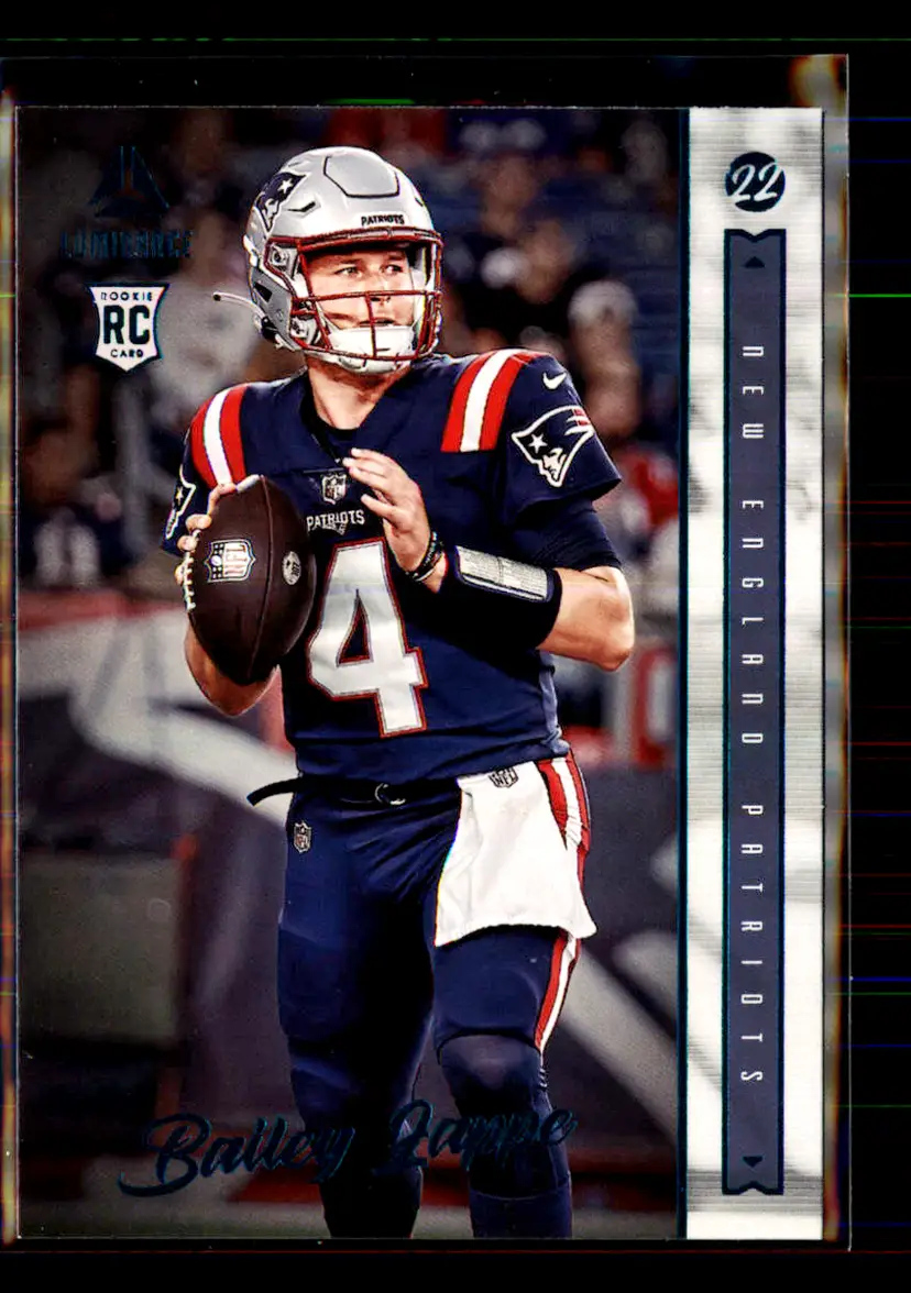 Bailey Zappe 2022 Panini Chronicles Luminance Teal #209 - (113) - New England Patriots