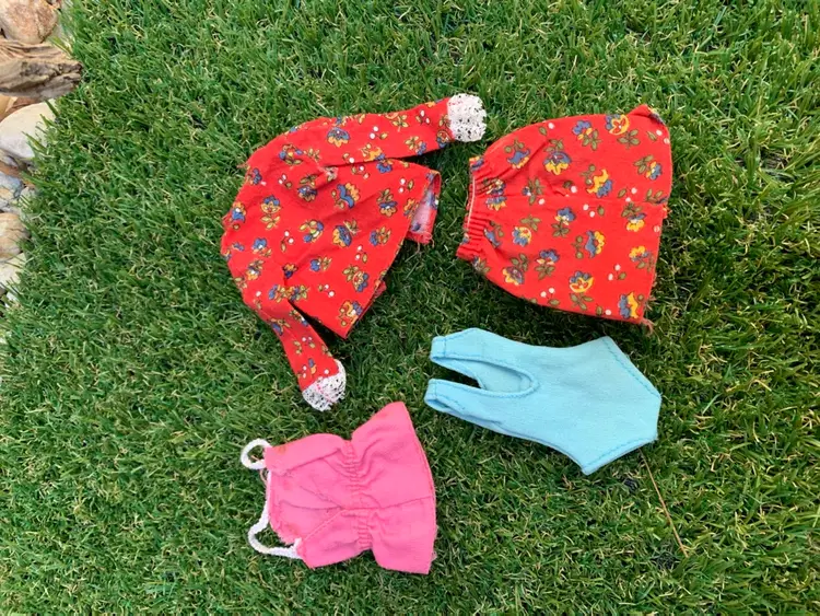 Lot Of 4 Vintage Mego Brand Doll Clothing