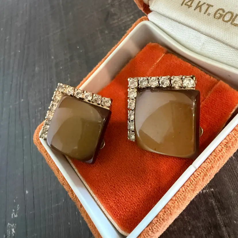 Vintage Coro Clip On Earrings