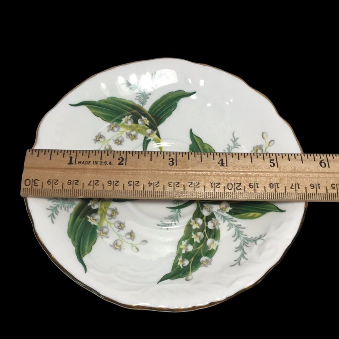 Hammersley & Co Teacup And Saucer #4958 Lily Of The Valley Bone