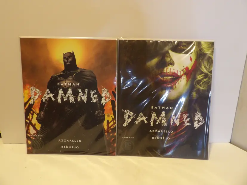 * Lot of Batman Damned Book 2 & Variant Azzarello/Bermejo