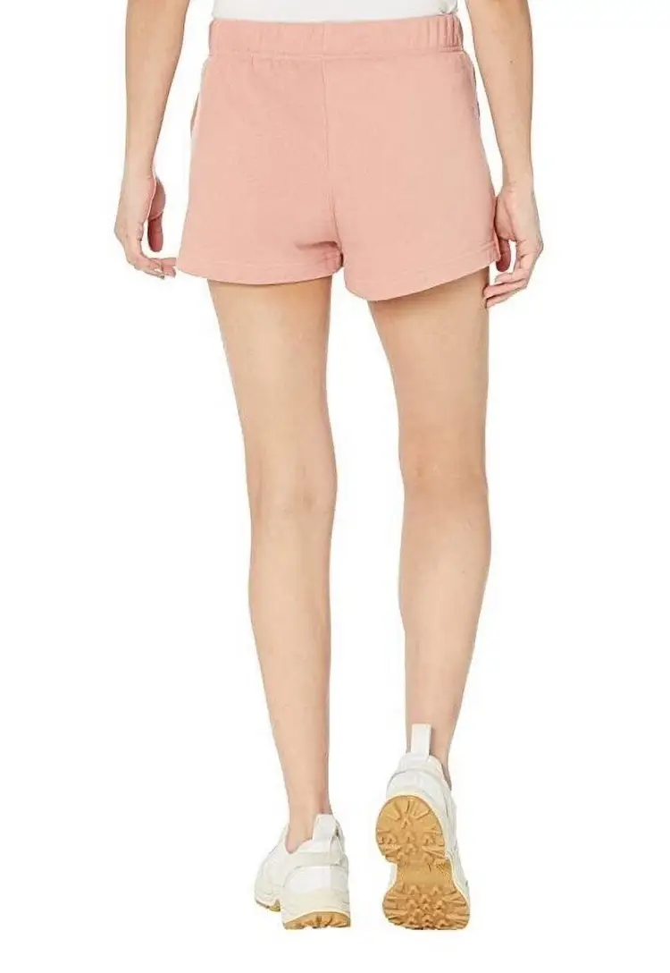 The North Face Women’s Light Pink Hi-Rise Elastic Waist Sweat Shorts Size Medium 0605O