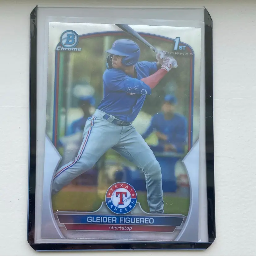 Gleider Figuereo 2023 Bowman Chrome 1st - Texas Rangers