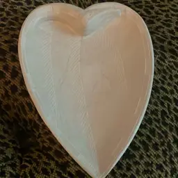 Carved Soapstone Heart